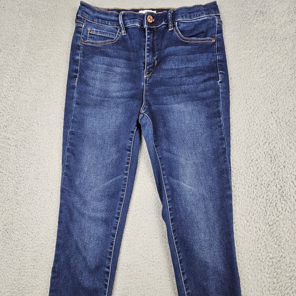 Nicole Miller Denim - Nicole Miller SOHO Jeans Women 8 Blue High Rise Ankle Skinny Dark Wash Stretch